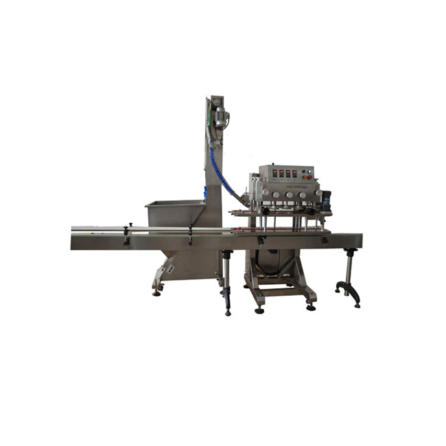 ที่มีคุณภาพที่ดีที่สุดที่มีประสิทธิภาพ 6 ล้อสกรู Capping Machine ด้วยราคาที่ดี