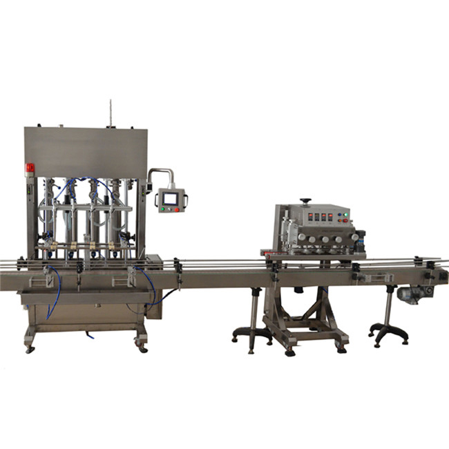 อุปกรณ์บรรจุขวดของเหลวอัตโนมัติ 50ml เครื่องบรรจุแอลกอฮอล์ทางการแพทย์