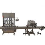 ตาราง peristaltic ขวดปั๊มยื่นยื่นและเครื่องปิดผนึก